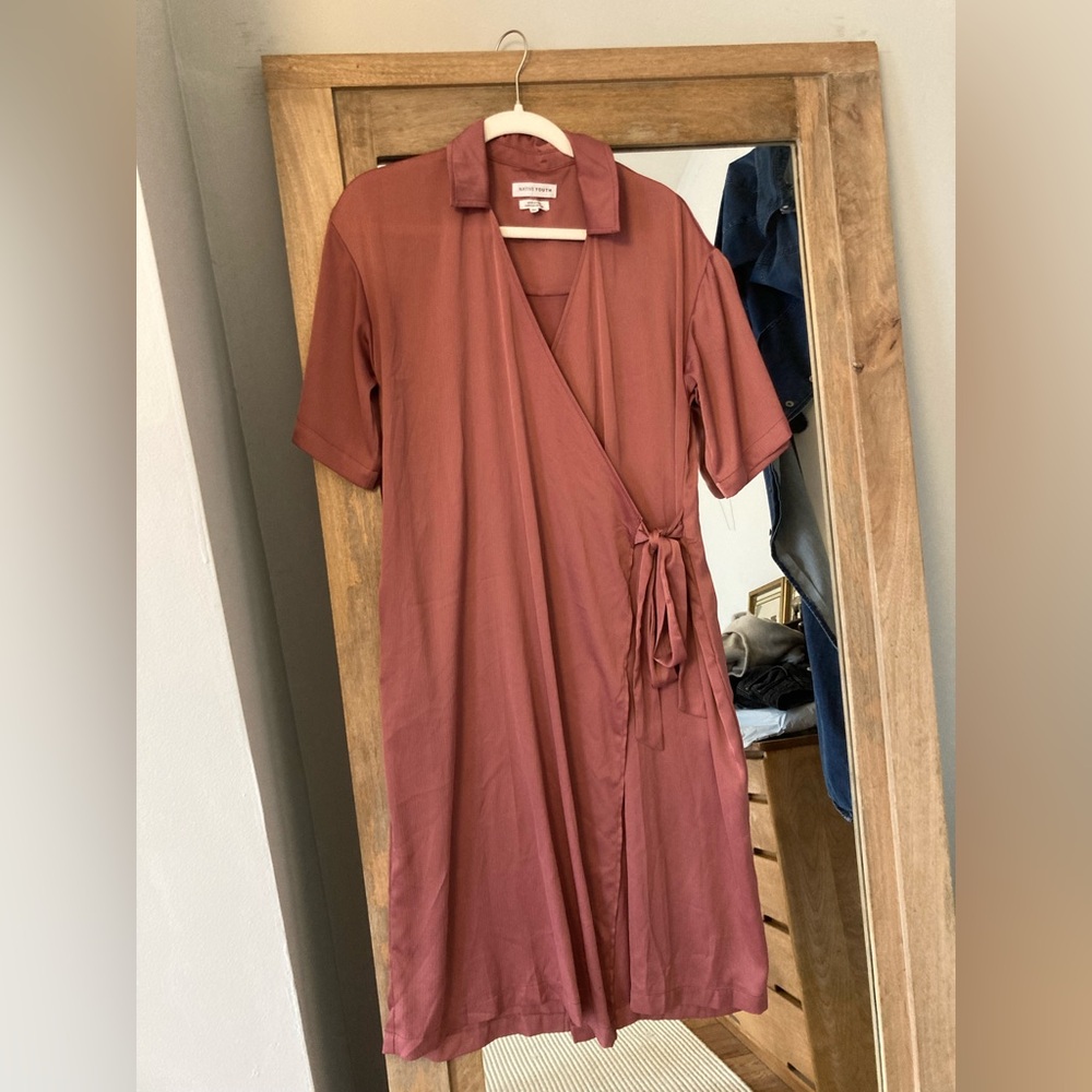 NATIVE YOUTH Dress (Mauve, XS)